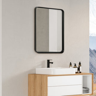 Uttermost Croften Black Vanity Mirror