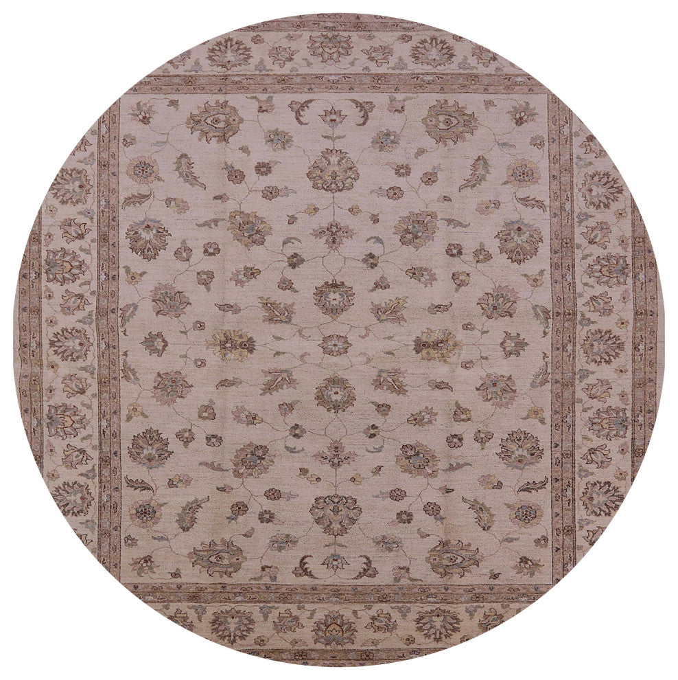 Ahgly Company Indoor Round Mid-Century Modern Area Rugs, 4' Round