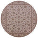 Ahgly Company Indoor Round Mid-Century Modern Area Rugs, 4' Round