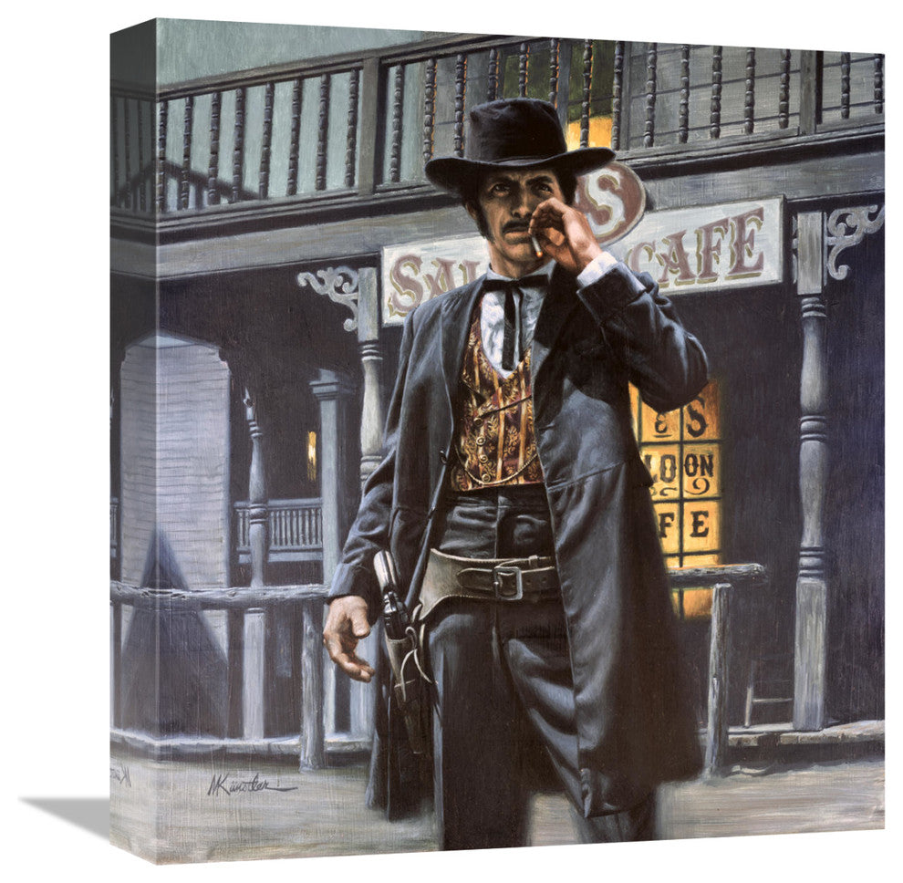 "Free Lands" Stretched Canvas Giclee by Mort Kunstler, 14x16"