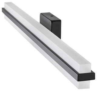 LED Light 32 in. Matte Black Vanity Light