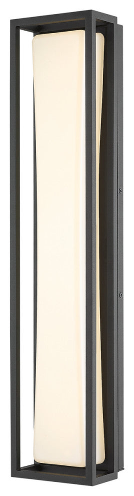 Zlite 587M-BK-LED 1-Light Outdoor Wall Sconce, White