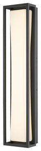 Zlite 587M-BK-LED 1-Light Outdoor Wall Sconce, White
