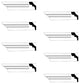 Cornice White Urethane Holbrook Simple Design 8 Pieces Totaling 768" Length