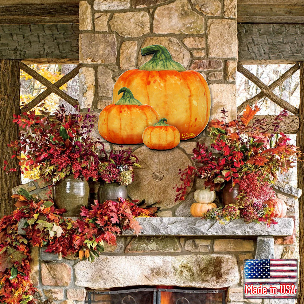 Stacking Pumpkins Door Hanger