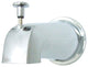 Kingston Brass Diverter Tub Spout With Flange, Polished Chrome