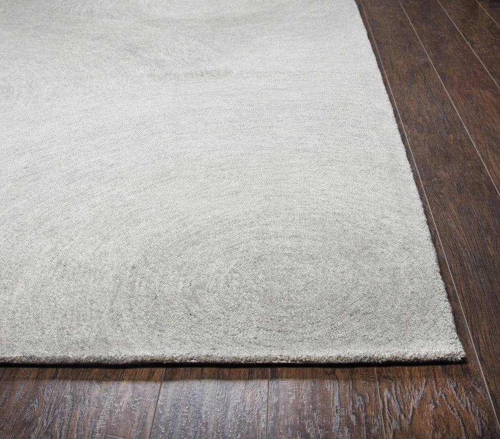 Rizzy Home Brindleton BR800A Gray Solid Area Rug, 2'6"x8' Runner