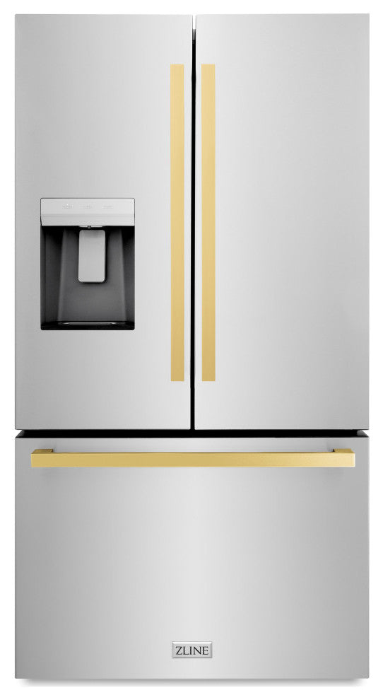 Standard Depth Refrigerator With Dispenser, Stainless RSMZ-W-36-FG