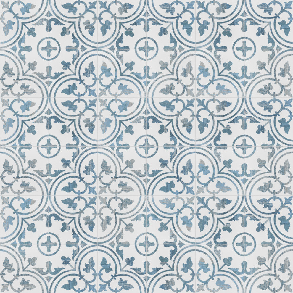 Cassis Arte Blue Porcelain Floor and Wall Tile