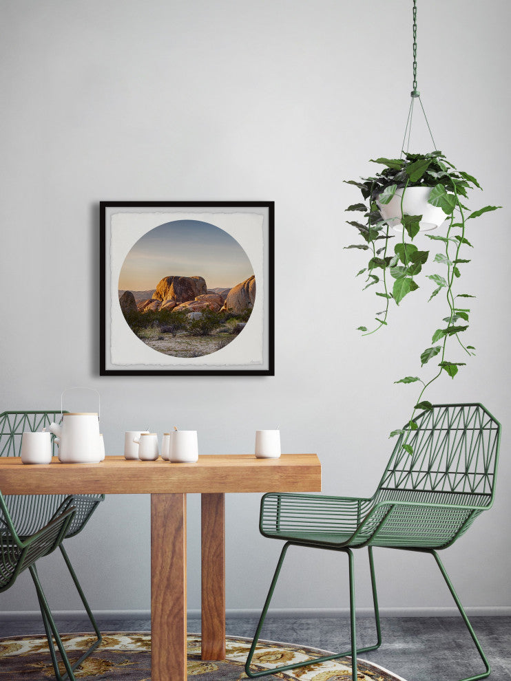 "Bryce Canyon Boulders" Framed Painting Print, 18x18