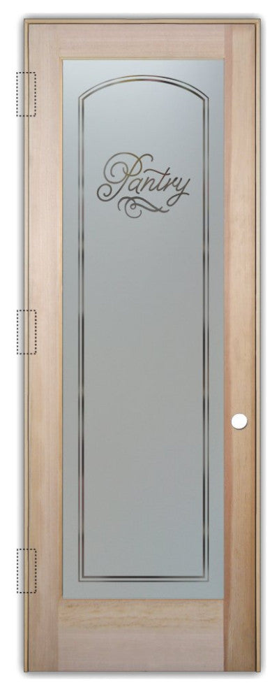 Pantry Door - Melany - Douglas Fir (stain grade) - 24" x 96" - Knob on Right...