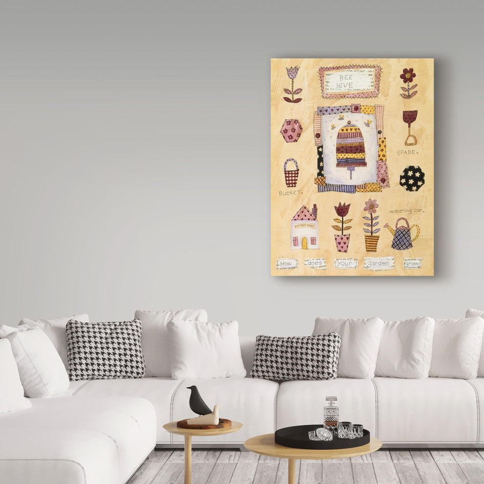 Hope Street Designs 'Bee Hive' Canvas Art, 32"x24"
