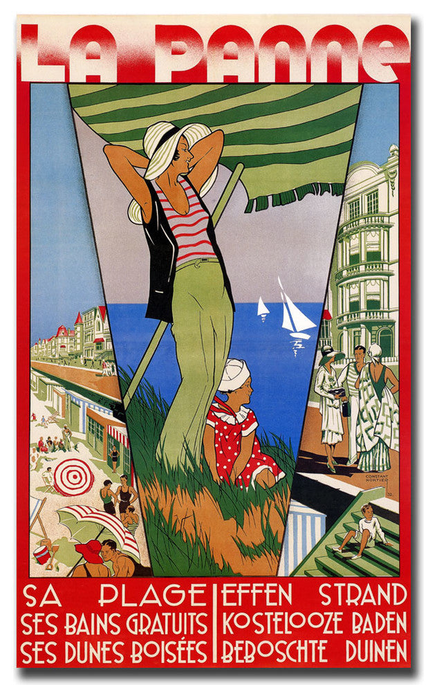 'La Panne' Canvas Art