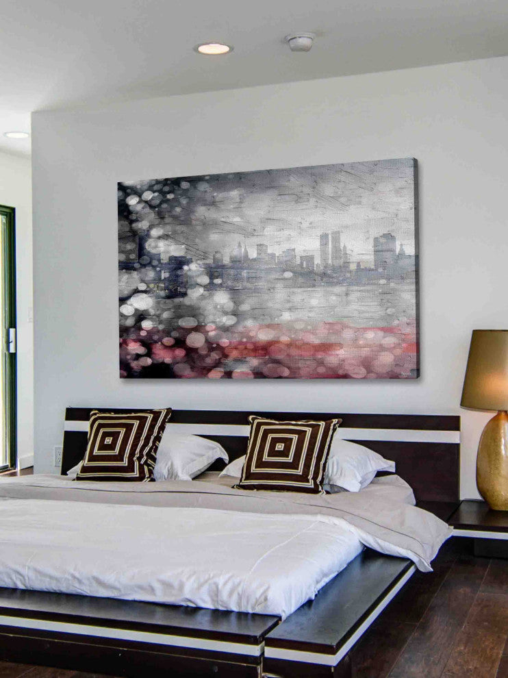 "NYC Storm" Print on Canvas, 24"x16"