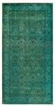 Fine Vibrance, One-of-a-Kind Hand-Knotted Area Rug Green, 5' 11" x 11' 8"