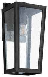 Quorum 715-8-69 One Light Wall Mount, Black Finish