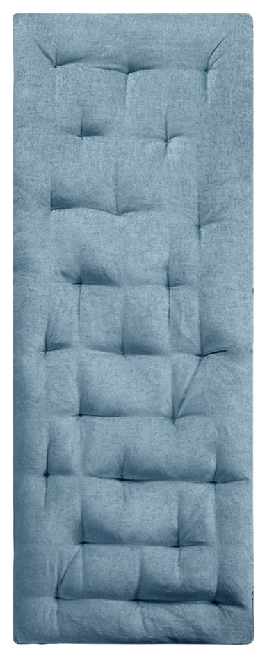 Intelligent Design Edelia Lounge Floor Pillow Cushion, Aqua Blue, Aqua Blue