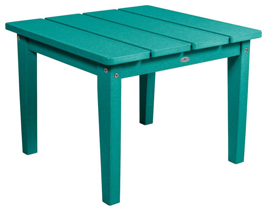 Adirondack Large Side Table, Seashell Blue