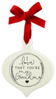 Ornament Doodle, Grandma Ribbon Hang