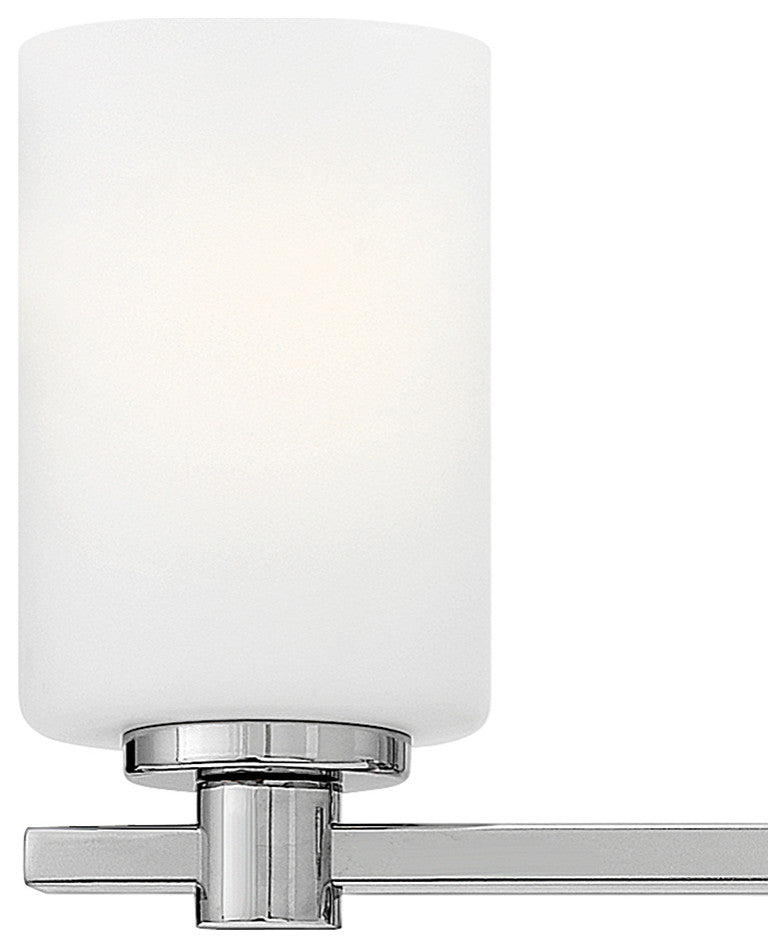 Hinkley Karlie Bathroom Vanity Light, Chrome, 4 Light