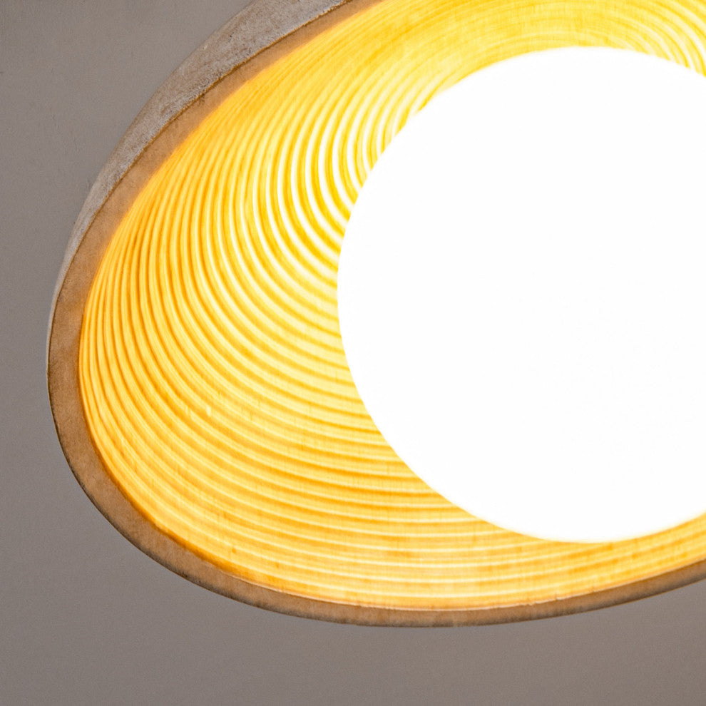 10.6 in 1-Light Modern Flush Mount Ceiling Lighting