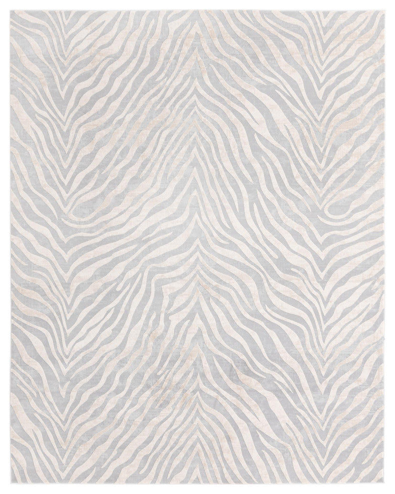 Unique Loom Meghan Finsbury Rug, Gray and Ivory, 7'10"x10'
