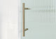 Galaxy 60"x60" Frameless Glass Sliding Bathtub Doors, Brushed Bronze, Right