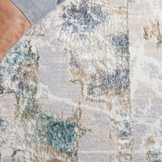 Safavieh Alenia Collection ALN109 Rug, Grey/Beige, 9'x 12'