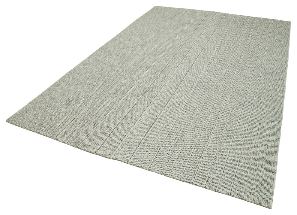 Rug N Carpet - Hand-knotted Turkish 6' 8'' x 9' 9'' Flatweave Wool Kilim Rug