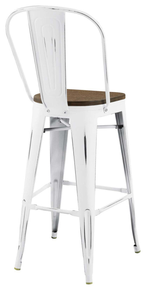 White Promenade Bar Stool
