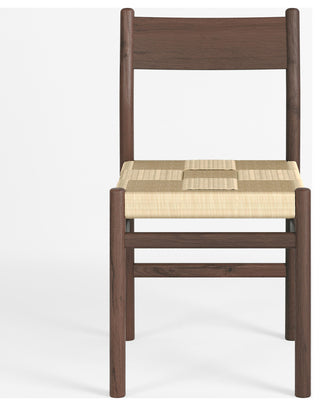 Asher Dining Chair, Brown, Set of 2