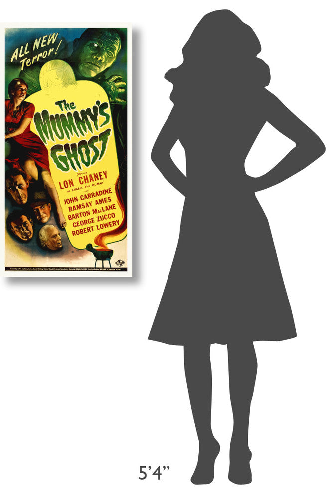 "The Mummy's Ghost" Stretched Canvas Giclee by Hollywood Photo Archive, 19x36"