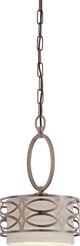 Nuvo 1-Light Harlow Mini Pendant Light Fixture, Hazel Bronze