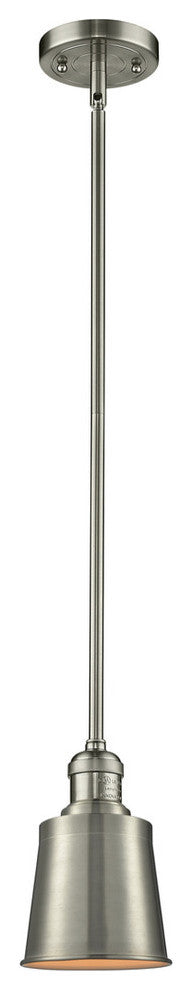 Addison 1-Light LED Mini Pendant, Brushed Satin Nickel