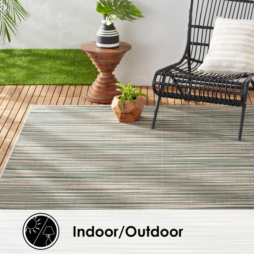 Home Dynamix Area Rugs: Patio Country 7551-400 green: 7'' 9" x 10'' 2" Rectangle