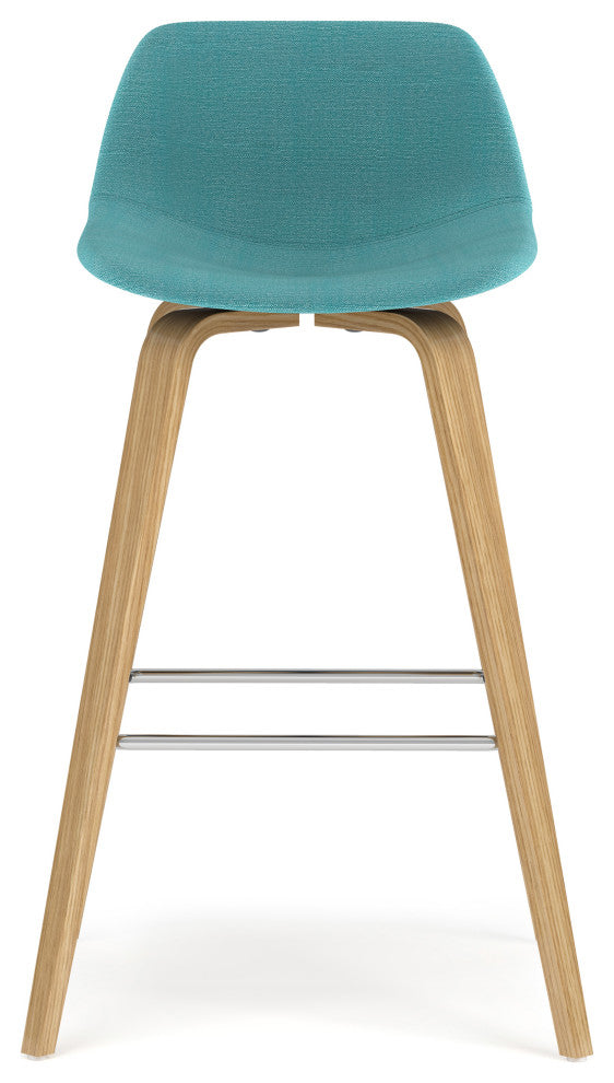 Randolph Bentwood Counter Height Stools, Set of 2, Aqua Blue