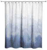 Blue Watercolor 71x74 Shower Curtain