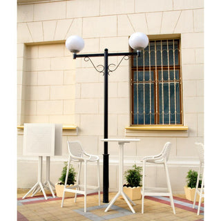 Sky Square Folding Bar Table 24 inch White