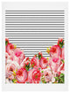 Deny Designs Allyson Johnson Bold Floral And Stripes Art Print