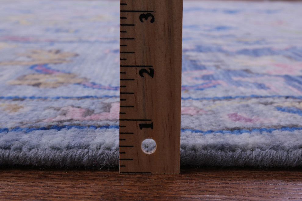 10' 3" X 14' 4" Hand-Knotted Turkish Oushak Wool Rug - Q15950