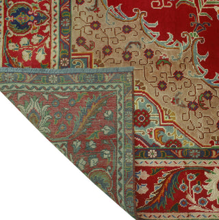 Fine Vintage Distressed Aibala Red/Ivory Rug, 9'9x12'11