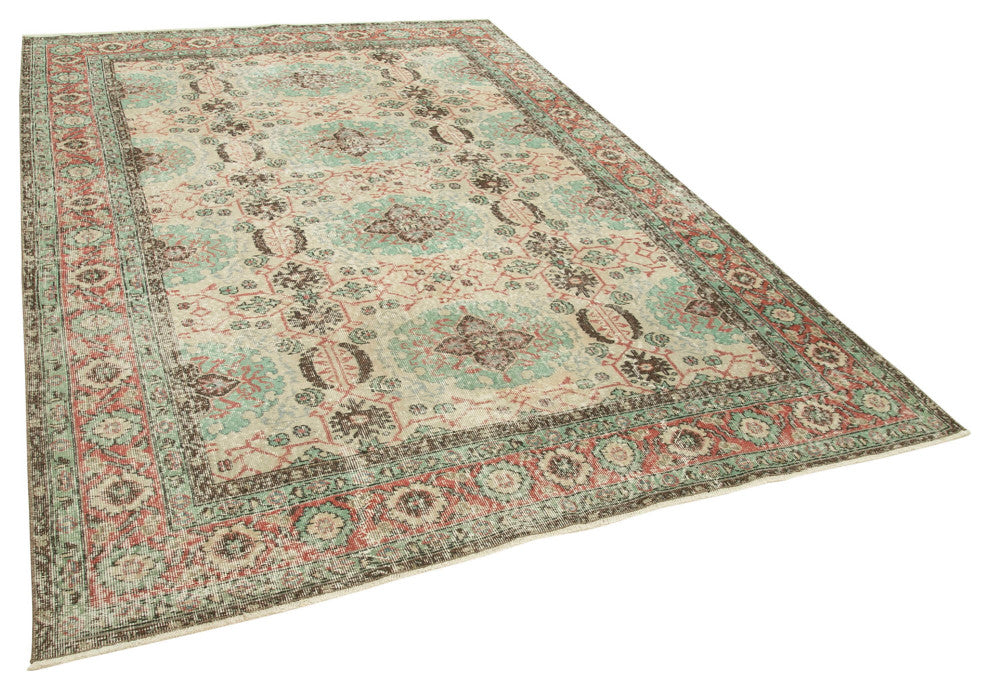 Rug N Carpet - Hand-knotted Turkish 6' 9'' x 9' 10'' Decorative Area Rug
