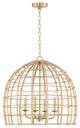 Capital Lighting, 344141MA, 23"Wx22"H 4-Light Large Pendant