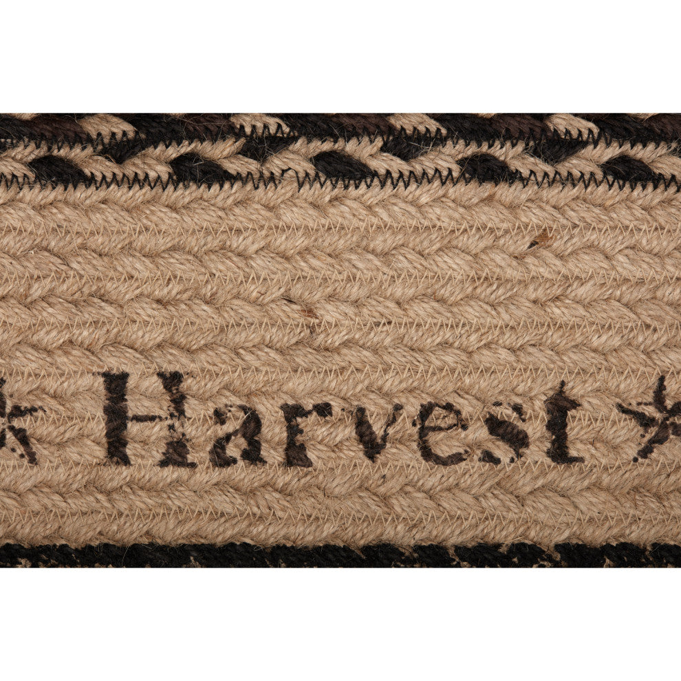Sawyer Mill Charcoal Plow Jute Rug Oval, 20x30