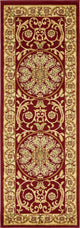 Unique Loom Red Napoleon Versailles 2' 2 x 6' 0 Runner Rug