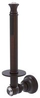 Carolina Crystal Upright Toilet Paper Holder, Venetian Bronze