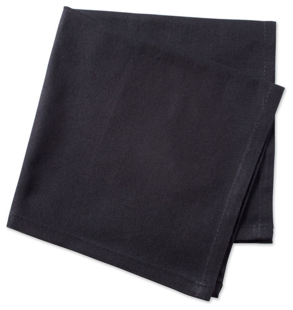 Black Buffet Napkin Set/12