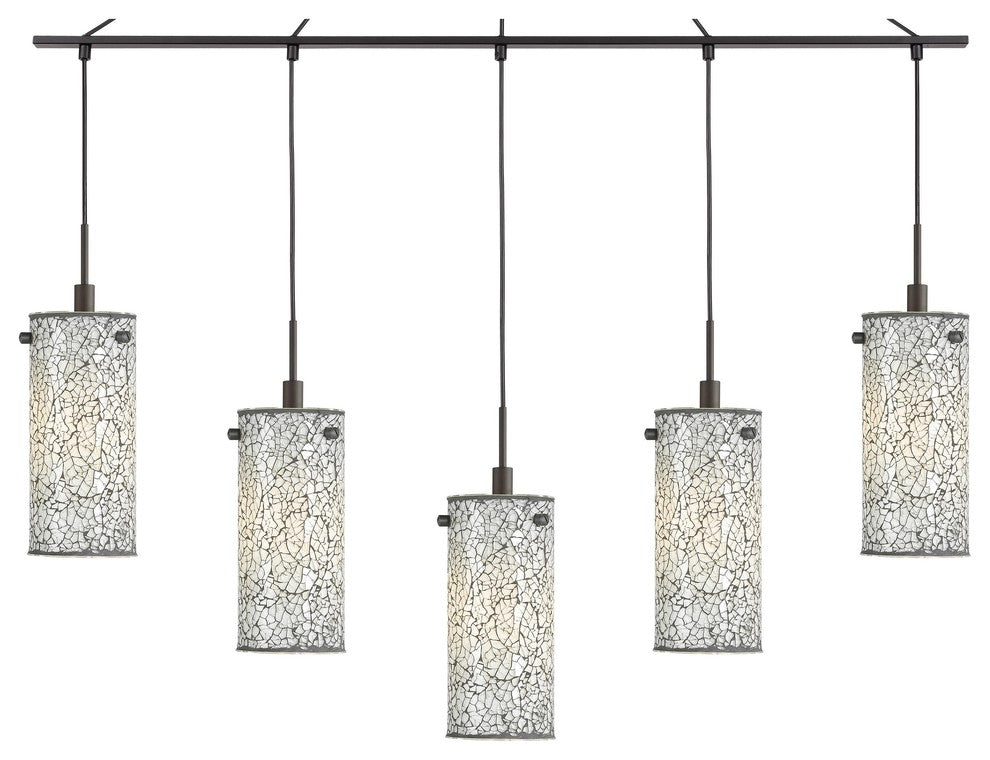 Woodbridge Lighting Tube 5-Light Linear Pendant