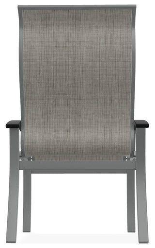 Belle Isle Sling Outdoor Dining Chair, Smoke/Graphite
