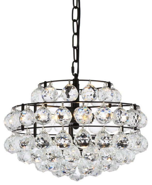 Seren 14" Pendant, Black